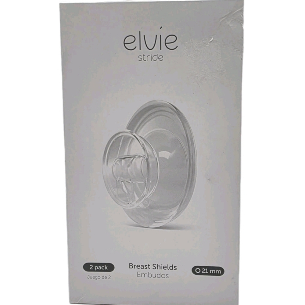Elvie Stride Pump Clear Breast Shields Size 28mm 2 Pack BPA NEW Breast Feeding